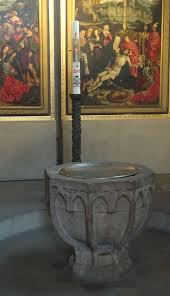 Pin Op Doopvont Font Taufbecken