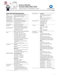 Choose product type utilities office b/w a3 office b/w a4 office colour a3 office colour a4 production printing b/w production printing colour. Konica Minolta Bizhub C360 Installation Manual Pdf Download Manualslib