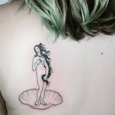 Birth Of Venus Tattoo Meaning Venus Handpoke Tattoo Artists Simplicity Tattoos Cool Tattoos