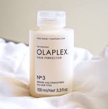 'olaplex is like nothing else out there, it's a whole new molecule that works inside the hair strengthening and repairing the structure that has been compromised,' explains. Olaplex No 3 Hair Perfector Review Rosie Eva Millard