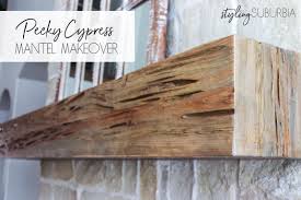Pecky Cypress Mantel Pecky Cypress Cypress Wood Beach House Interior