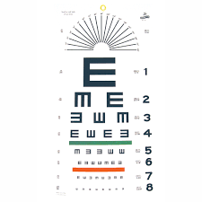 Tumbling E Eye Chart 20 Distance Eye Cards Eye Charts