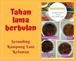 Serundeng kelapa yang enak gurih. Resepi Serunding Ayam Tahan Lama