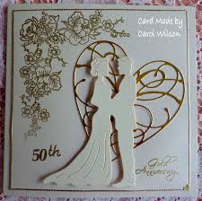 Remove only one side of the double sided adhesive sheets and glue the cut out rectangular messages to them. 32 Wedding Anniversary Card Making With Photo