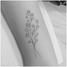 Menssleevetattoo Sleevetattoos Beautiful Colorful Black Simple Flower Tattoos And Floral Birth Flower Tattoos Delicate Flower Tattoo Simple Flower Tattoo