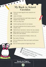 Just take a few minutes and learn common expressions about the weather in spanish. My Back To School Checklist For Elementary Spanish Class Mundo De Pepita
