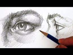 How To Draw The Eye Different Angles Side View Starts At 8 55 Shading Front Start At 6 00 Eye Drawing Drawings Art