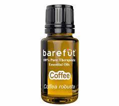 Coffee bean essential oil has the uplifting scent of freshly brewed coffee. Coffee Essential Oil Barefut Essential Oils 100 Pure Therapeutic