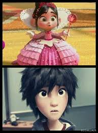 When Can I See You Again Wreck It Ralph Princess Big Hero 6 And Wreck It Ralph Crossover Hiro Hamada And Vanellope Von Schweetz She S So Beautiful Collage By M Big Hero 6 Disney Crossovers Sailor Princess
