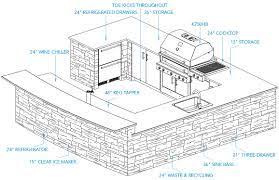 outdoor kitchen dimensions google