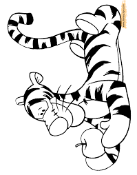 Some coloring picture are offered as complete colouring books. Winnie The Pooh Tigger Coloring Pages Page 4 Line 17qq Com