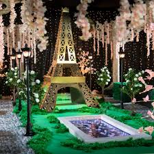 Decorating with traditional colors such as blue, white and red (for the france flag), decorate with pastels and. Paris Prom Theme Plan A Eiffel Tower Themed Party Stumps Party