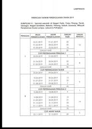 .cuti persekolahan tambahan bagi kedua negeri kumpulan a dan kumpulan b. Sarawak Aritok 26 Dis 2018 Takwim Persekolahan Sesi Facebook