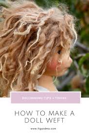 As with a weave, the basis of the method is first cornrowing one's hair then applying the extensions to the cornrows. Starting Your Doll Making Adventure Fig Me