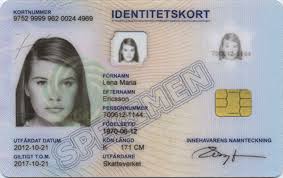 Identity card for people registered for population purposes in Sweden