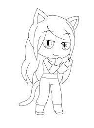 Gacha life coloring pages consist of dressed up and personalized character using different hairstyles, outfits, postures and more. Gacha Life Coloring Pages Free Printable Coloring Pages For Kids