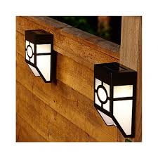 Wholesale 2 Led Solar Powered Wall Lamp Light Sensor Yard Street Fence Light Decoration Warm Light From China