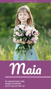 Most parents starts discussing baby names as soon as they find out that the stork's going to be paying a visit soon. 50 Unique Baby Girl Names Starting With M Annie Baby Monitor
