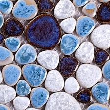 Selbstklebende folien oder spritzschutz aus glas. Aliexpress Com Buy 11pcs Classical Porcelain Pebble Mosaic Tile Kitchen Backsplash Wallpaper Bathroom Swimming Pool Wall Tiles Garden Saloon Badezimmer Tapete