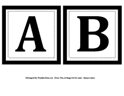 Popular alphabet printables for abc kids. Small Square Printable Alphabet Letters Printable Banner Letters