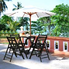 Giantex 4 Pcs Folding Chairs Foldable Seat Ergonomic Backrest For Wedding Patio Garden Home Furniture Solid Wood Patio Garden Patio Furniture Patio Garden