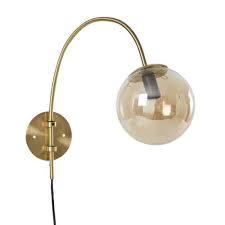 Maison Du Monde Light En 2020 Globe En Verre Verre D Ambre Miroir Avec Lumiere