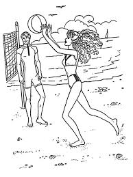 Push pack to pdf button and download pdf coloring book for free. Barbie And Ken On A Beach Coloring Page 1001coloring Com