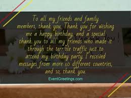 It feels so good to be loved by family and friends. 50 Best Thank You Messages For Birthday Wishes Quotes And Notes