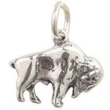 Charm Mc S S Buffalo W Loop Thunderbird Supply Company Jewelry Making Supplies