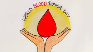 World blood donor day 2019 blood donation day poster. World Blood Donation Day Blood Donor Day Poster Drawing Youtube