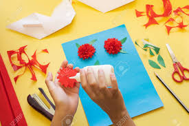 Look into the clarification on how to make a business card in microsoft phrase down below. Diy Instructions Step By Step How To Make Card With Carnation Flowers And Origami Dove At