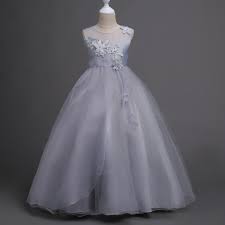 Ivory Lace Beaded 2018 Ball Gown Flower Girl Dresses Vintage Kids Little Girl Wedding Dresses Cheap Pageant Dresses White And Purple Flo Elbise Cocuk Elbiseleri