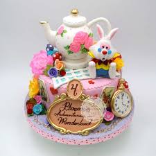 Tori chose a mad hattie tea party theme, with alice in wonderland accents. Alice In Wonderland Cakes For Your Mad Hatter S Tea Party