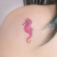 A black seahorse is portrayed on the wearer's left forearm in this henna tattoo. Top 30 Best Seahorse Tattoo Design Ideas 2021 Updated Saved Tattoo