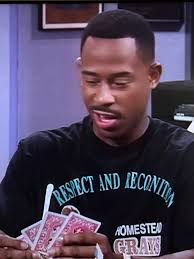 Martin: I'm lookin for a brotha named Trey! Little Person: I DONT KNOW! WHY  DONT YOU GO ASK YUR MOMMA!?!?