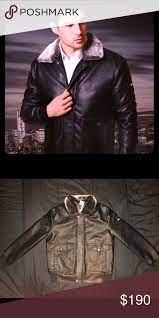 Bv Italian Leather Jacket With Fur Collar Fur Leather Jacket Leather Jacket Italian Leather Jackets