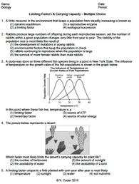 Worksheet Limiting Factors Carrying Capacity Mc Editable Capacity Worksheets Homework Sheet Worksheets