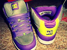 Black And Lime Green Dc Shoes Purple And Lime Green Dc High Tops Dc Shoes Nice Shoes Sneakers