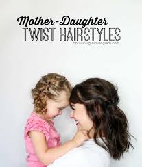 You can wear medium length hairstyles in a number of ways, in a variety of shapes and styles including straight, wavy or curly. Mother Daughter Twist Hairstyles Girl Loves Glam