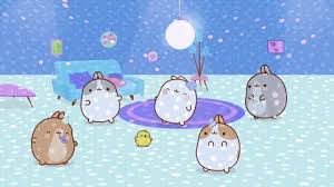 Get ready to face the nightmare. Dance Love Gif By Molang Official Find Share On Giphy Molang Love Gif Comedy Cartoon