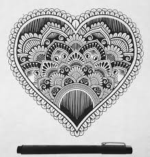 378 Otmetok Nravitsya 16 Kommentariev Daniele Vicentini Danielevicentini V Instagram Another Heart Mandala For T Mandala Zentangle Art Art Inspiration