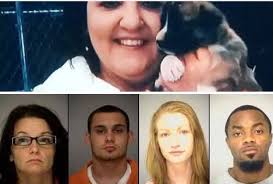 The 2012 murder of Gail Spencer, a legal secretary in Macon, Georgia, was  perpetrated by Tracy Jones, her coworker, and three accomplices, Michael  Brett Kelly, Courtney Nicole Kelly, and Keith Anthony Dozier.