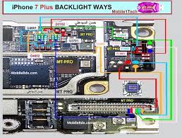 Genuine apple lightning to usb cable 1m Iphone 7 Plus Backlight Ways Display Jumper Solution