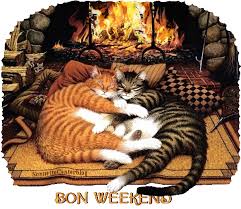 Image result for gif anime bon week end neige