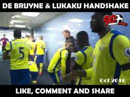 Jul 02, 2021 · lukaku should have scored after 61 minutes, shooting at leonardo spinazzola with a free sight of goal at the far post after kevin de bruyne had found him with a perceptive cross from the left. Kevin De Bruyne Romelu Lukaku Great Handshake Jan Oct 2016 Youtube