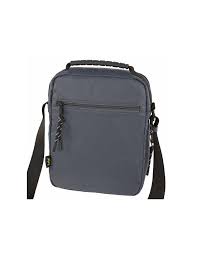Bolso bandolera Grande de Polyester Lois Grove en Gris