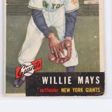 Hottest willie mays baseball cards. Lot 1953 Topps Willie Mays Baseball Card 244 Sp