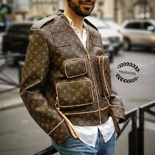 This Monogram Admiral Jacket Fuses The Season S Military Inspiration With A Tribute To Louis Vuitton S Craftsmanship Crafted From Iconic Monogram Canvas It Co
