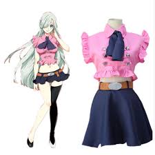 Princess elizabeth 7 deadly sins. Anime Nanatsu No Taizai Princess Elizabeth Liones Cosplay Costume Seven Deadly Sins Top Pink Skirt Set Belt Role Play Outfit Aliexpress