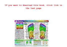 Rainbow Foot Reflexology Acupressure Massage Chart Free